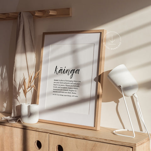 'Kāinga / Home' Definition Print - Digital Download