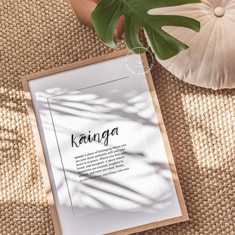'Kāinga / Home' Definition Print - Digital Download
