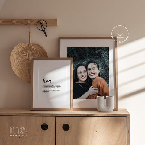 'Hoa / Friend' Definition Print - Digital Download