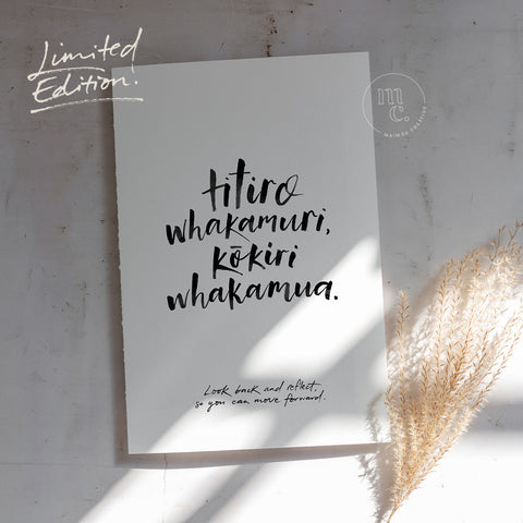 'Titiro whakamuri' Print - Digital Download *Limited Edition*