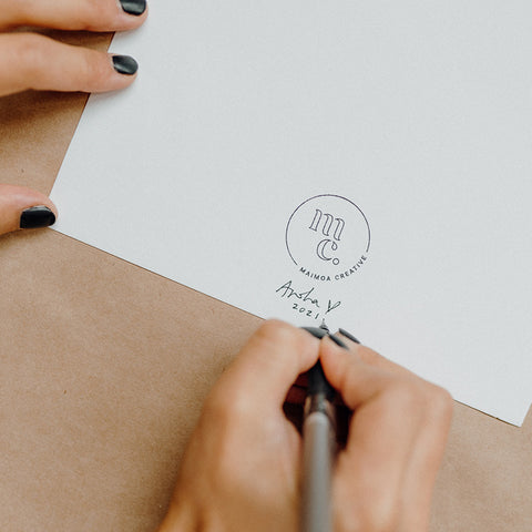 Custom Hand-lettered Print