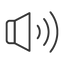 line icon audio