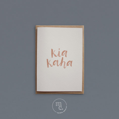 'Kia Kaha' Greeting Card