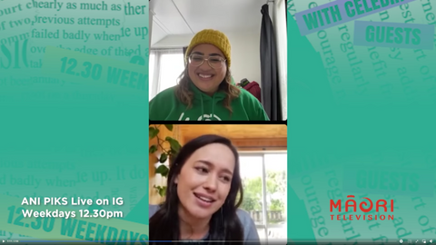 Māori Television: Live IG with Ani Piks