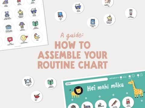 How to Assemble Your Routine Chart