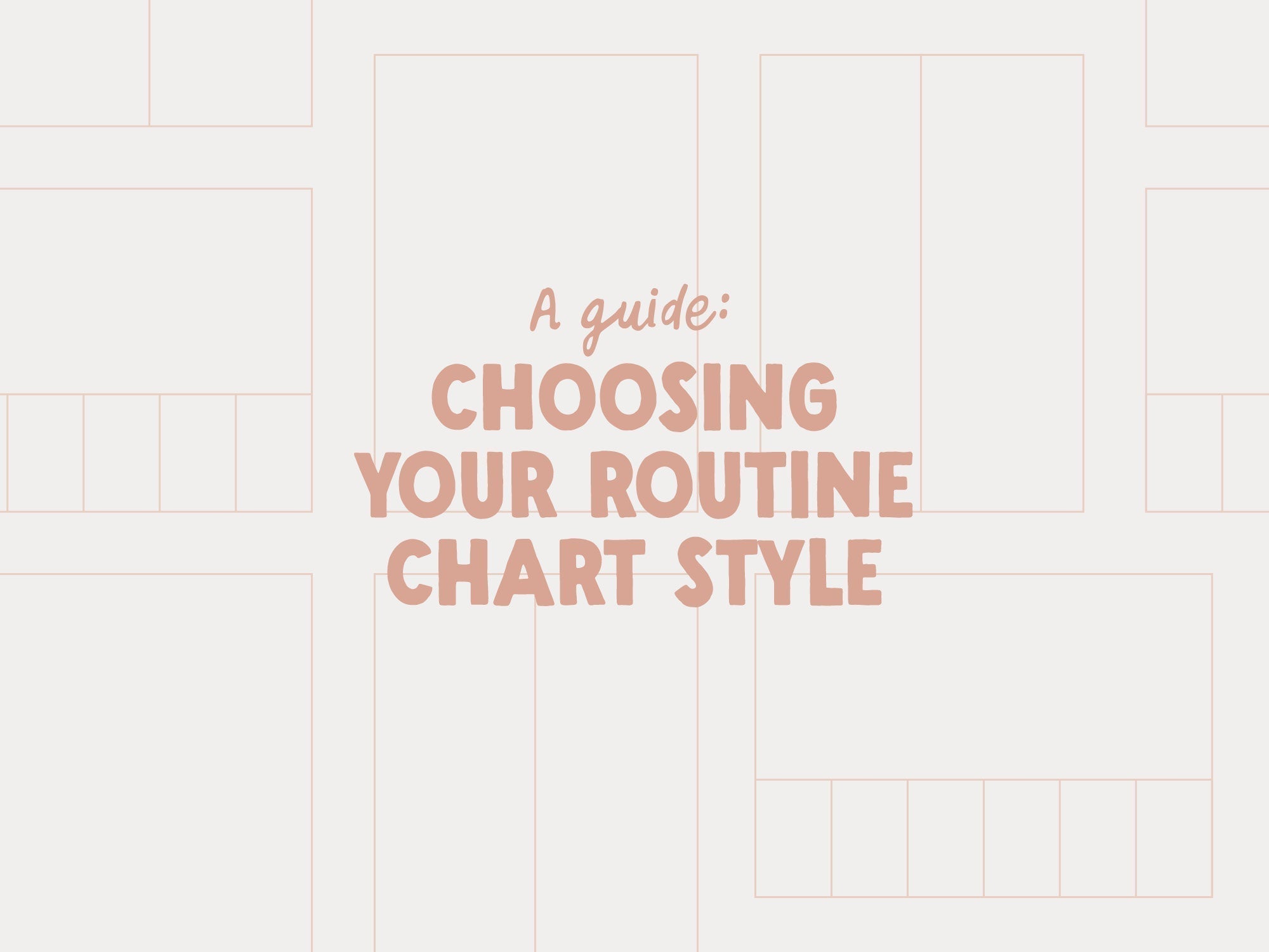World Routine Chart Choosing Your Routine Chart Style | Maimoa Creative