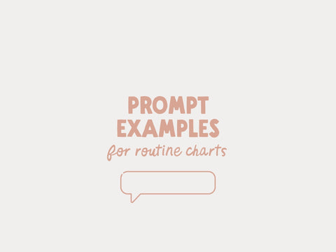Te reo Māori routine chart prompt examples guide with sentence ideas for everyday use at home