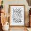 Print of Kiingi Tuheitia's quote promoting Māori identity in a framed poster with houseplants and boho decor.