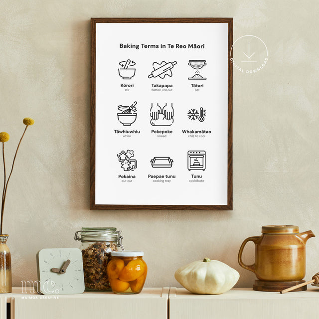 Backing Words Baking Terms in Te Reo Māori: 9 Common Words and Phrases Download ...
