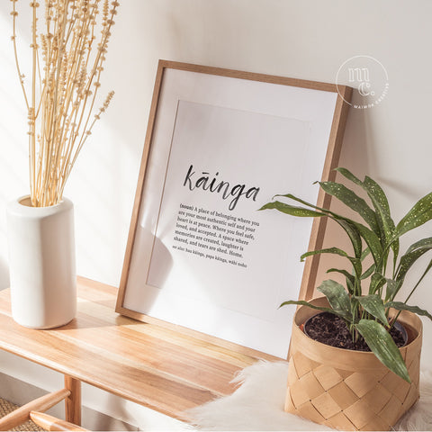 'Kāinga' Home Definition Art Print
