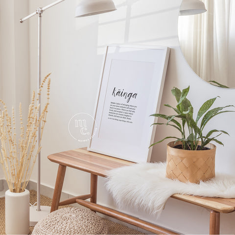 'Kāinga' Home Definition Art Print