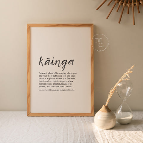'Kāinga' Home Definition Art Print