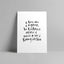 A4 Māori art print with handwritten quote “E kore au e ngaro...” on plain background