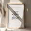 A4 Māori art print with handwritten quote “E kore au e ngaro...” framed and styled in a modern, natural home setting.