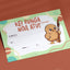 Kei runga noa atu outstnading Māori achievement certificate for children – bilingual classroom award for primary school and kura kaupapa with illustration of kiwi holding a taiaha