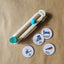 circle cutter tool with circular labels featuring icons and text in te reo Māori
