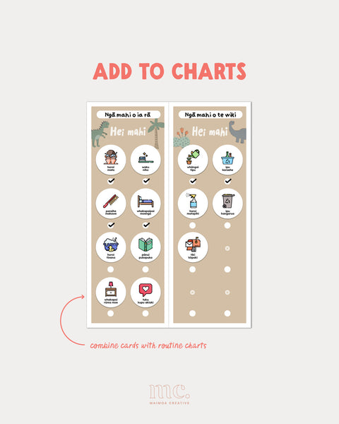 Chore Cards | Visual Routine Chart Add-on