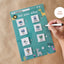 Te Reo Māori evening routine tick chart with zoo animal illustrations