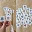 Trimming small square routine cards in te reo Māori