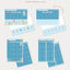 Sea theme te reo Māori printable routine chart templates with plain colour-only chart options