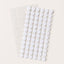 small self-adhesive velcro dots on clear sheet